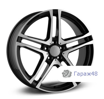 LegeArtis Concept-MB523 R21 / 11J PCD 5x112 ET 38 ЦО 66.6 Литые Черный с полированной лицевой поверхностью
